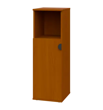 TN 3 - 3DN kancelářská skříň, 1-dveřová/nika, levá, 1107x360x400, třešeň šumavská